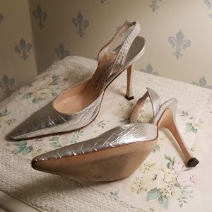 Sling Back Pumps 4" Heel